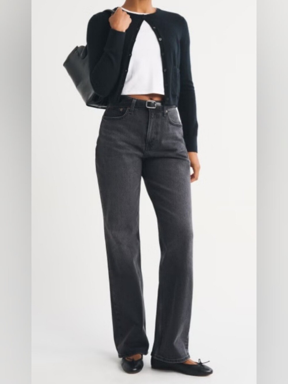 Abercrombie & Fitch Curve Love 90s High Rise Relaxed Fit Jeans XTRA ĹONG